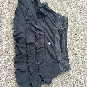 lululemon athletica Black Mini Skirt